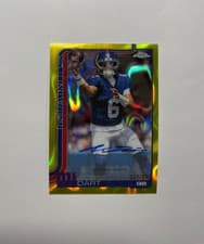 2025 Topps Chrome Rookies Autographs Jaxson Dart #RA-JD card