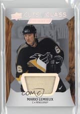 Mario Lemieux 2024-25 Upper Deck Engrained Icons Cuts of Class Relics card