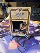 2025 Panini National Treasures Collegiate Rookie Silhouettes Brady Cook #24 card
