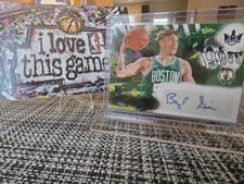 2024-25 Panini Court Kings Fresh Paint Autographs Baylor Scheierman #FP-BAY card