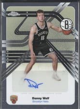 2025-26 Topps Chrome Next Stop Signatures Danny Wolf #NS-DW card