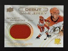 2025-26 Upper Deck UD Debut Game Jersey Beckett Sennecke #DGJ-BS card