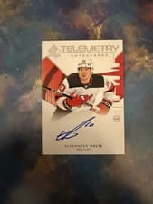 2024-25 SP Authentic Telemetry Autographs Alexander Holtz #T-AH card