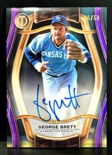 2025 Topps Tribute Pillars Of The Game Autographs George Brett #PTGA-B card