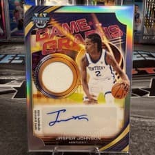 2025-26 Bowman University Best Game Graphs Jasper Johnson #GG-JO card