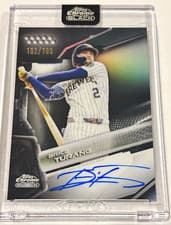 2026 Topps Chrome Black Autographs Brice Turang #CBA-BT card