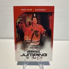 Frank Nazar 2024-25 Upper Deck Credentials Jumping on the Ice card