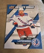 Alexis Lafreniere 2020 Upper Deck National Hockey Card Day USA card