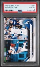 Shohei Ohtani 2025 Topps Now card