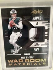 2025 Panini Absolute War Room Materials Kyle McCord #WRM-KMD card