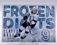 2025-26 O-Pee-Chee Frozen Digits Clayton Keller #FD-11 card