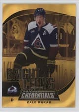 2025-26 Upper Deck Credentials Bright Cellys Cale Makar #BC-8 card