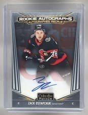 2024-25 O-Pee-Chee Platinum Rookie Autographs Zack Ostapchuk #R-ZO card
