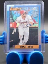 2025 Topps Chrome Update 1990 Topps Chrome Mike Trout #90CU-1 card