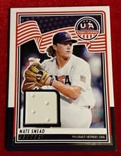 2025 Panini Stars & Stripes USA Materials Nate Snead #USA-NS card