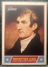 2025 Topps Heritage Notable Americans Meriwether Lewis #NS-33 card