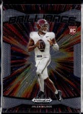 2025 Panini Prizm Draft Picks Brilliance Jalen Milroe #9 card