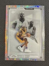 2025-26 Topps Chrome Glass Canvas Shaquille O'Neal #GC-11 card