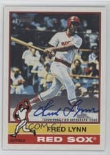 2025 Topps Heritage Real One Autographs Fred Lynn #76RO-FL card