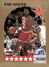 Karl Malone 1990-91 Hoops Base Set card