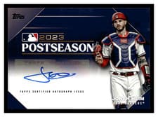 Jonah Heim 2024 Topps Postseason Performance Autograph card