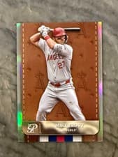 2025 Topps Pristine Monogram Mike Trout #M-14 card