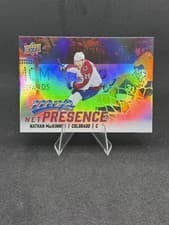 2025-26 Upper Deck MVP Net Presence Nathan MacKinnon #NP-16 card