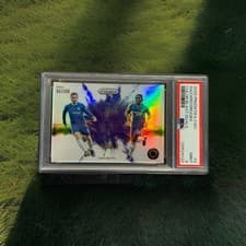 2025 Panini Prizm FIFA Club World Cup Color Blast Dual Didier Drogba / Eden Hazard #2 card