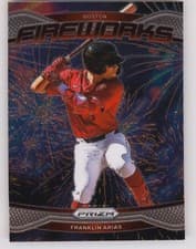 2025 Panini Prizm Fireworks Franklin Arias #18 card