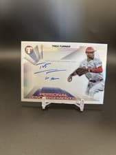2025 Topps Pristine Personal Endorsements Autographs Trea Turner #PPEA-TT card