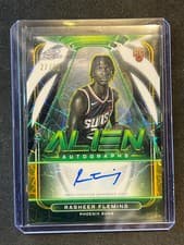 2025-26 Topps Cosmic Chrome Alien Autographs Rasheer Fleming #AA-RF card