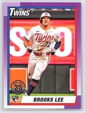 2025 Topps 1990 Topps Baseball (Series One) Brooks Lee #T90-24 card