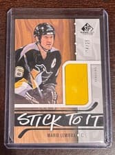 2024-25 SP Game Used Stick to It Mario Lemieux #STI-ML card