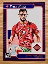 Bruno Fernandes 2021 Panini Donruss Road to Qatar Pitch Kings card