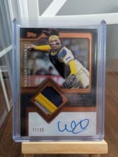 2025 Topps Autograph Patch William Contreras #TFAP-WC card