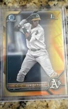 Junior Perez 2022 Bowman Chrome Prospects card