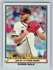 2025 Topps Heritage Award Winners Chris Sale #AW-5 card