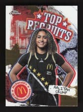 2025 Topps Chrome McDonald's All American Top Recruits Aaliyah Crump #TP-16 card