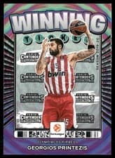 2025-26 Panini Contenders EuroLeague Winning Ticket Georgios Printezis #20 card