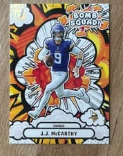 2025 Donruss Bomb Squad J.J. McCarthy #BS-JMY card