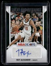 2024-25 Hoops Great SIGnificance Trey Alexander #GS-TRA card