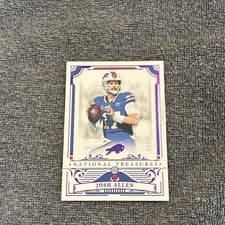 2025 Panini National Treasures Base Set Josh Allen #10 card