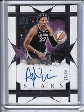 2025 Panini Impeccable WNBA Impeccable Stars Signatures A'ja Wilson #25 card