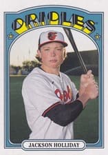 2025 Topps Heritage Heritage 25th Anniversary Jackson Holliday #H25-21 card