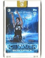 2025-26 Topps 3 Ice Water Walter Clayton Jr. #IW-11 card