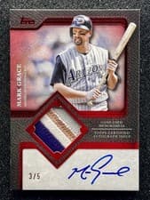 2025 Topps Update Autograph Patch Mark Grace #TFAP2-MG card