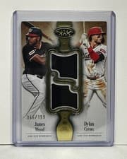 2026 Topps Tier One Dual Player Relics James Wood #DPR-WC card