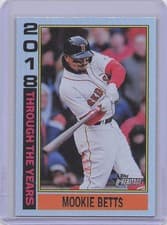 2025 Topps Heritage Through the Years Mookie Betts #TTY-22 card
