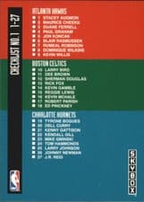 Checklist 2: 361-410 and Inserts 1992-93 SkyBox Base Set card