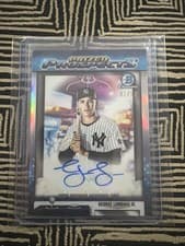 2025 Bowman Draft Prized Prospects Autographs George Lombard Jr. #PPA-GL card
